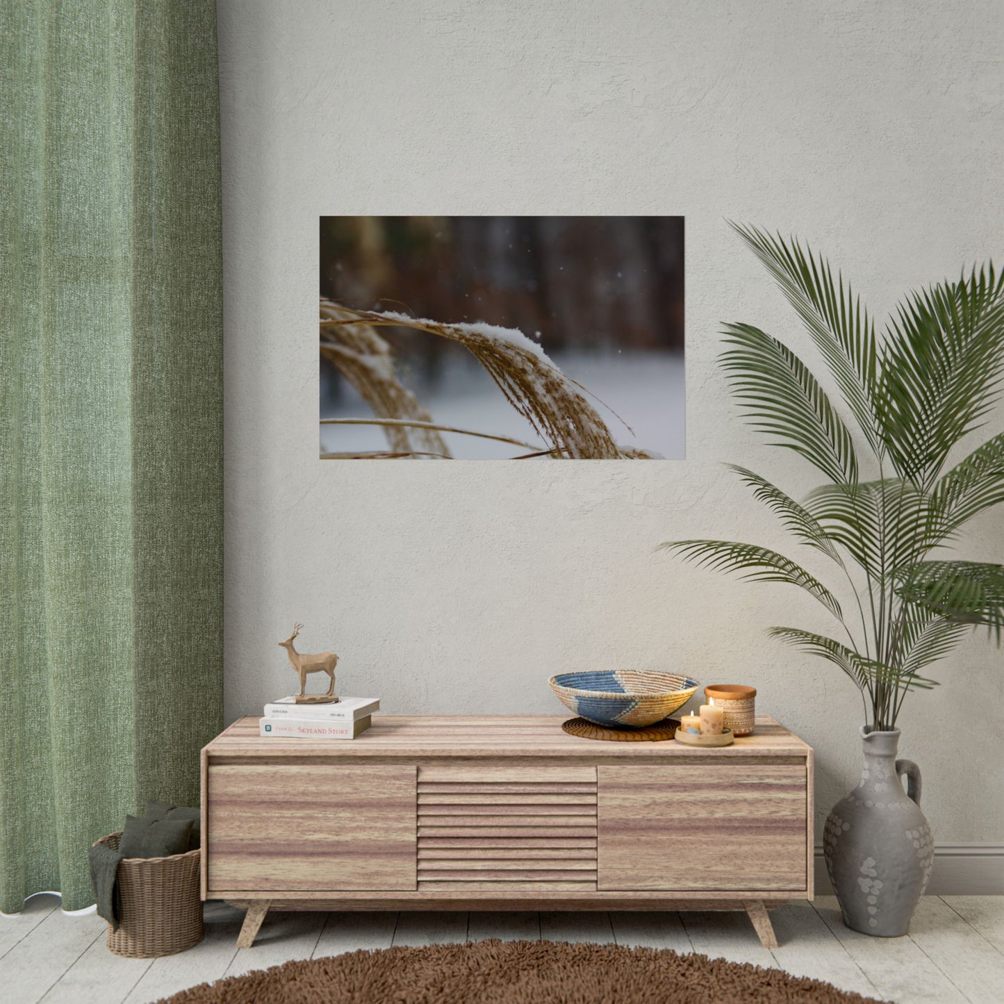 Winter Scene Photography Poster