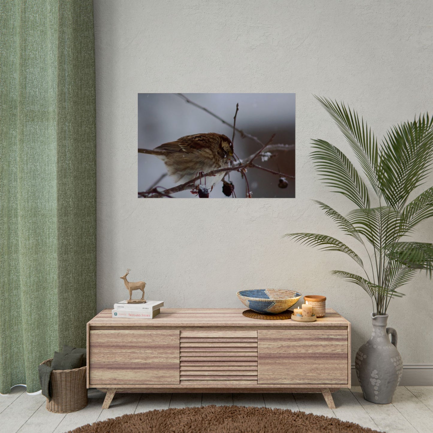Winter Bird Photography Poster