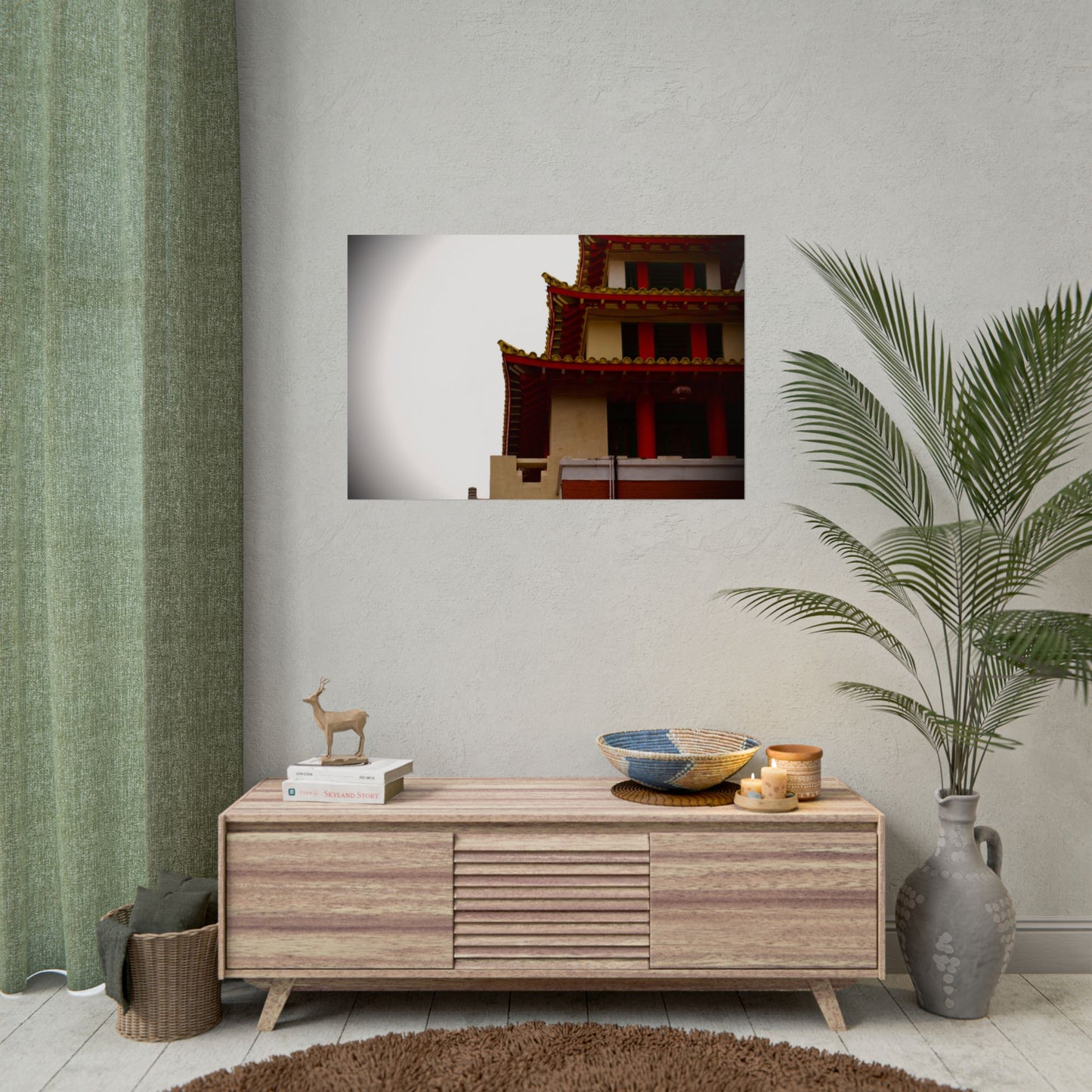 Asian Architecture Photography Poster