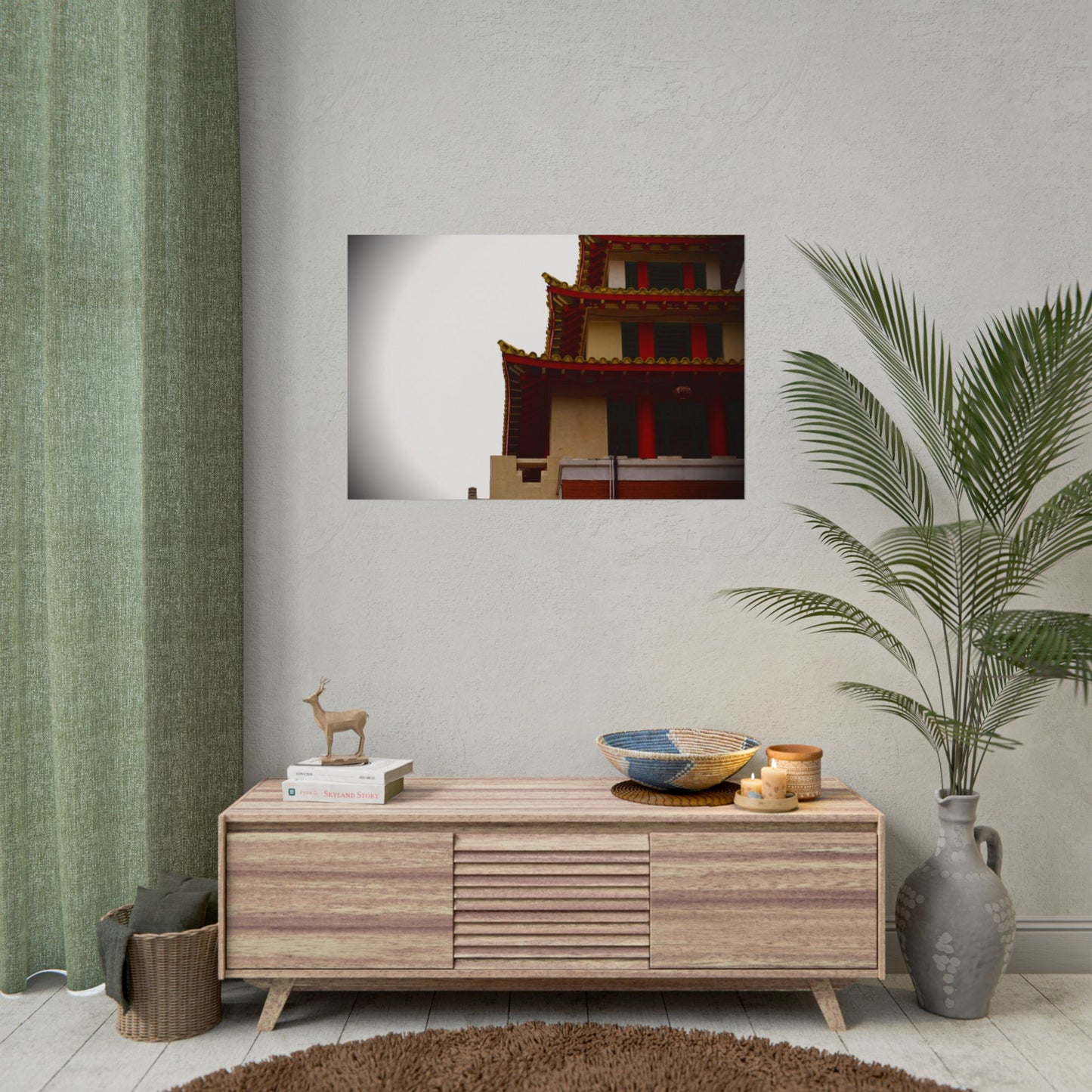 Asian Architecture Photography Poster