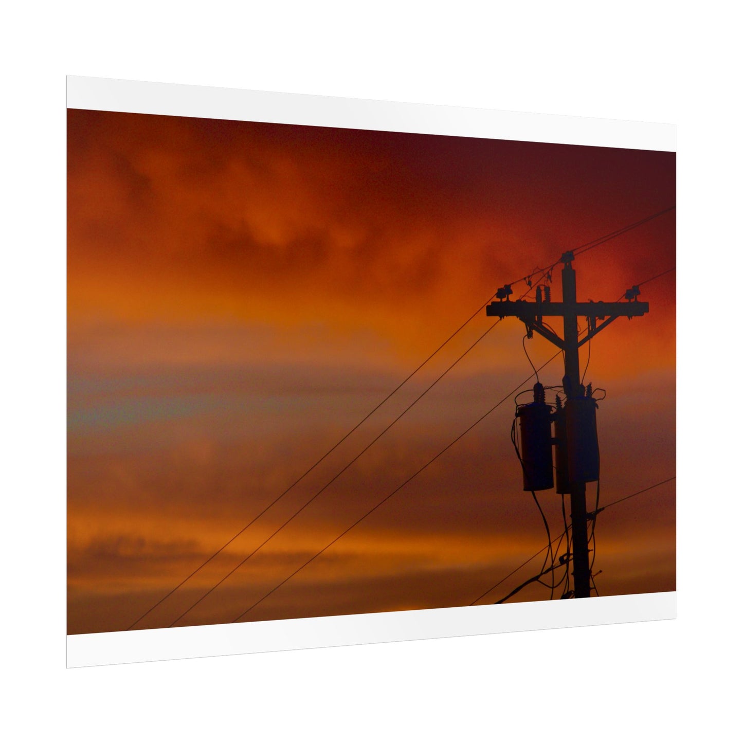 Vibrant Sunset Photography Poster