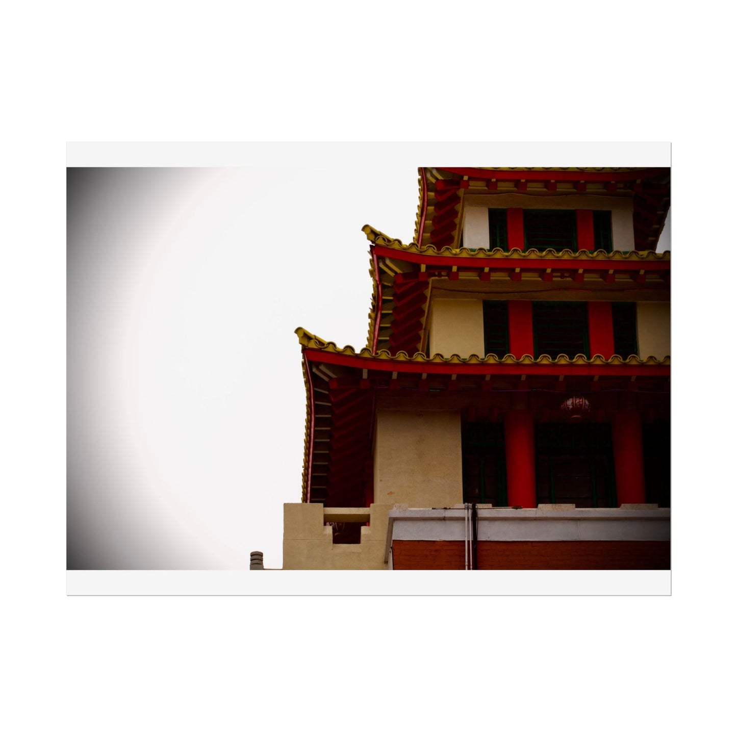 Asian Architecture Photography Poster