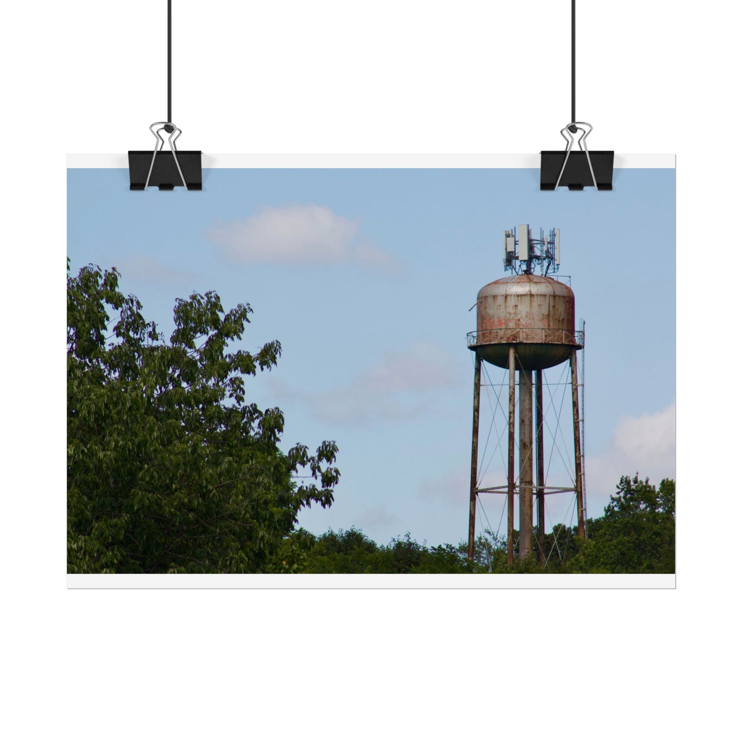 Rustic Water Tower Photography Poster