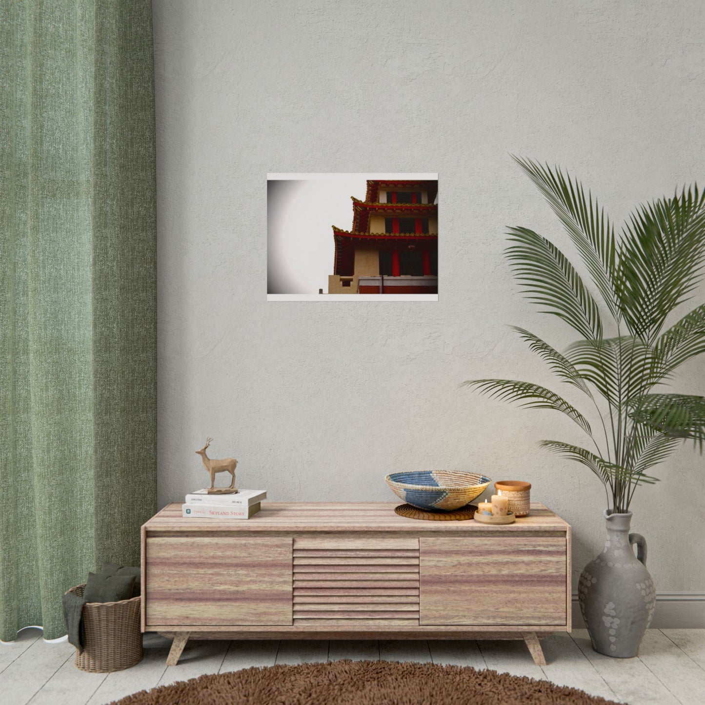 Asian Architecture Photography Poster