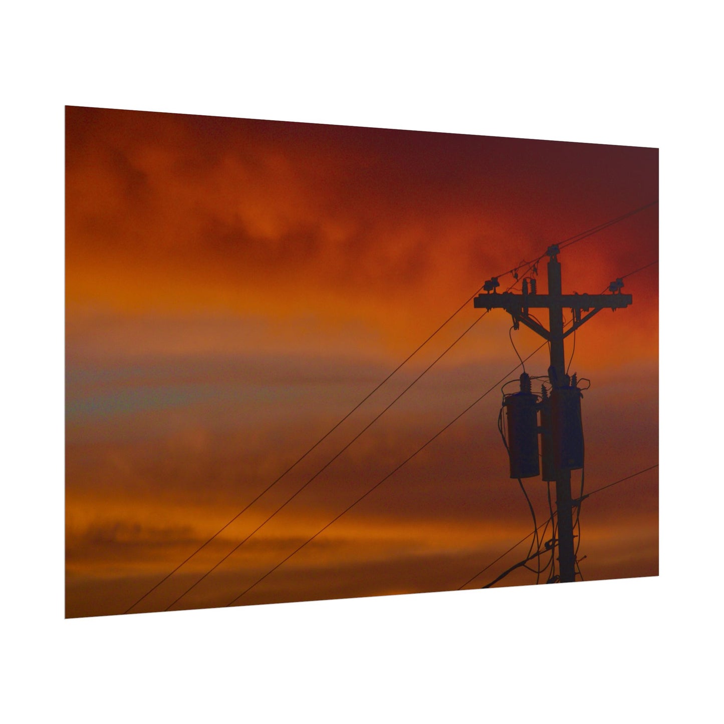 Vibrant Sunset Photography Poster