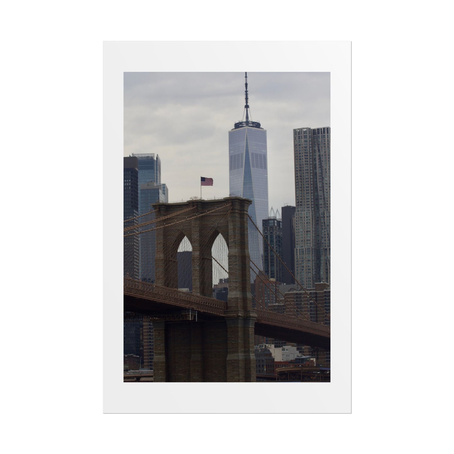 Brooklyn Bridge Photography Poster