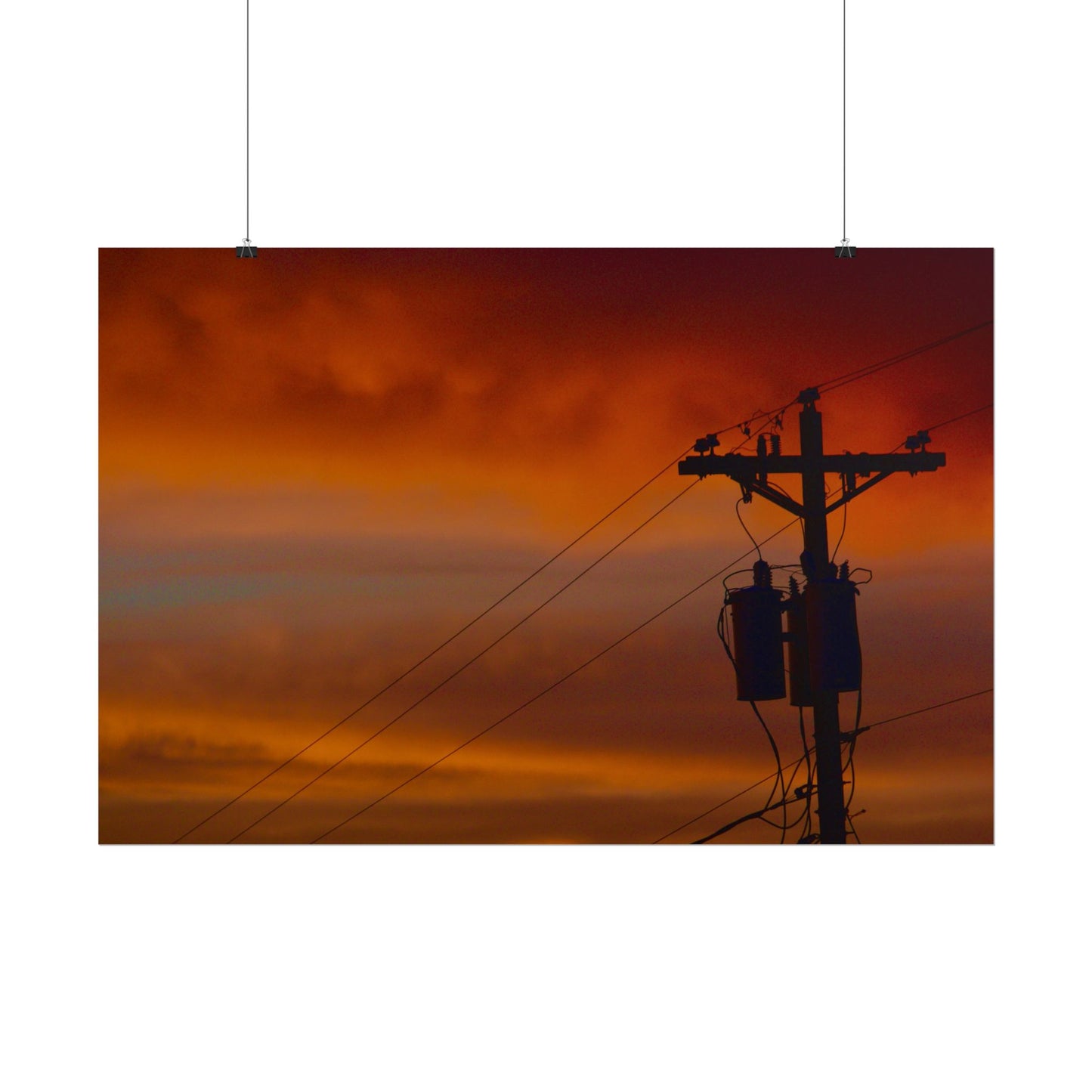 Vibrant Sunset Photography Poster
