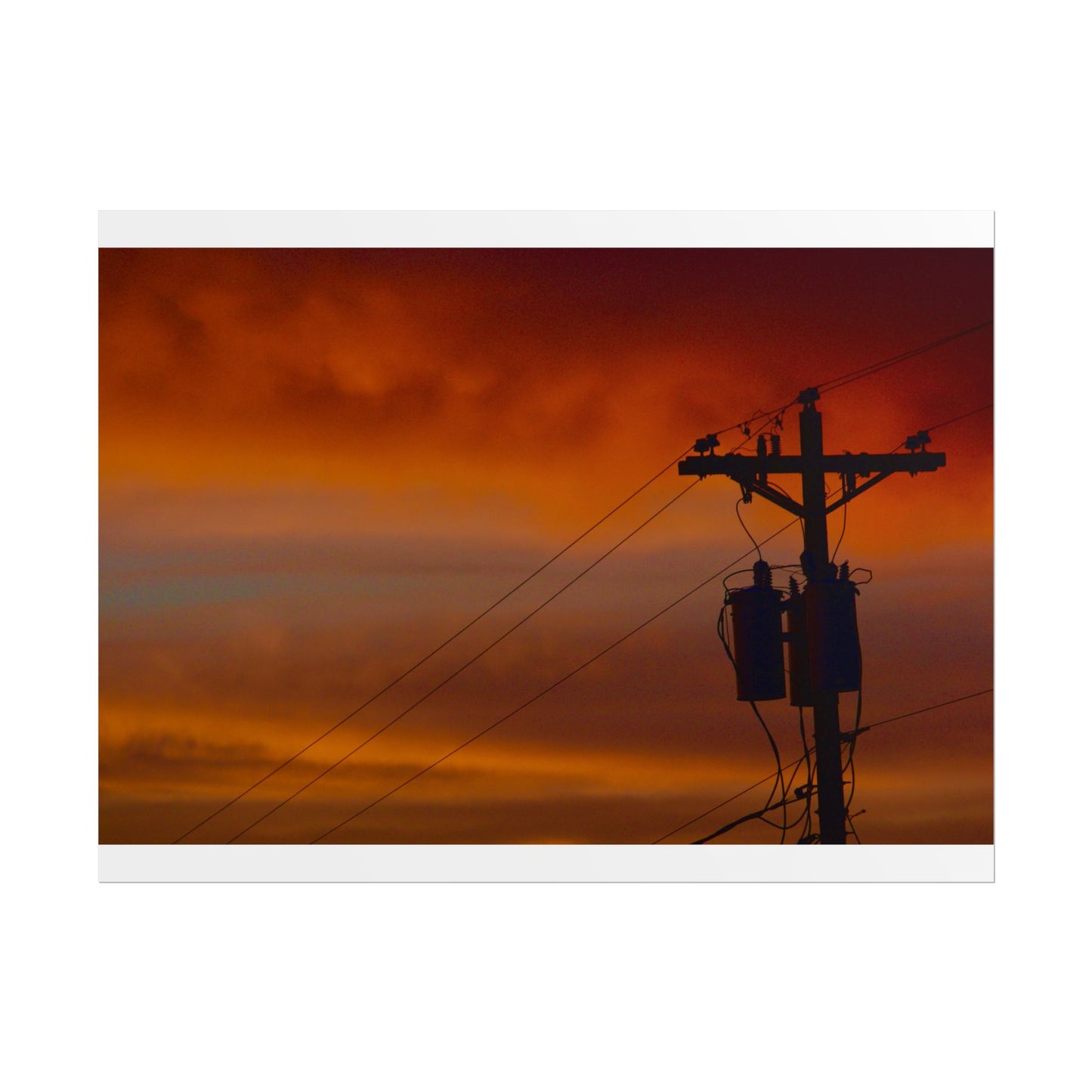 Vibrant Sunset Photography Poster