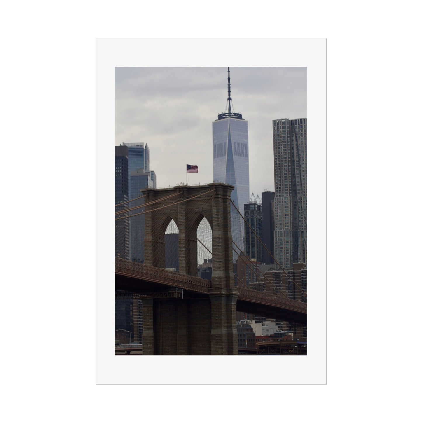 Brooklyn Bridge Photography Poster