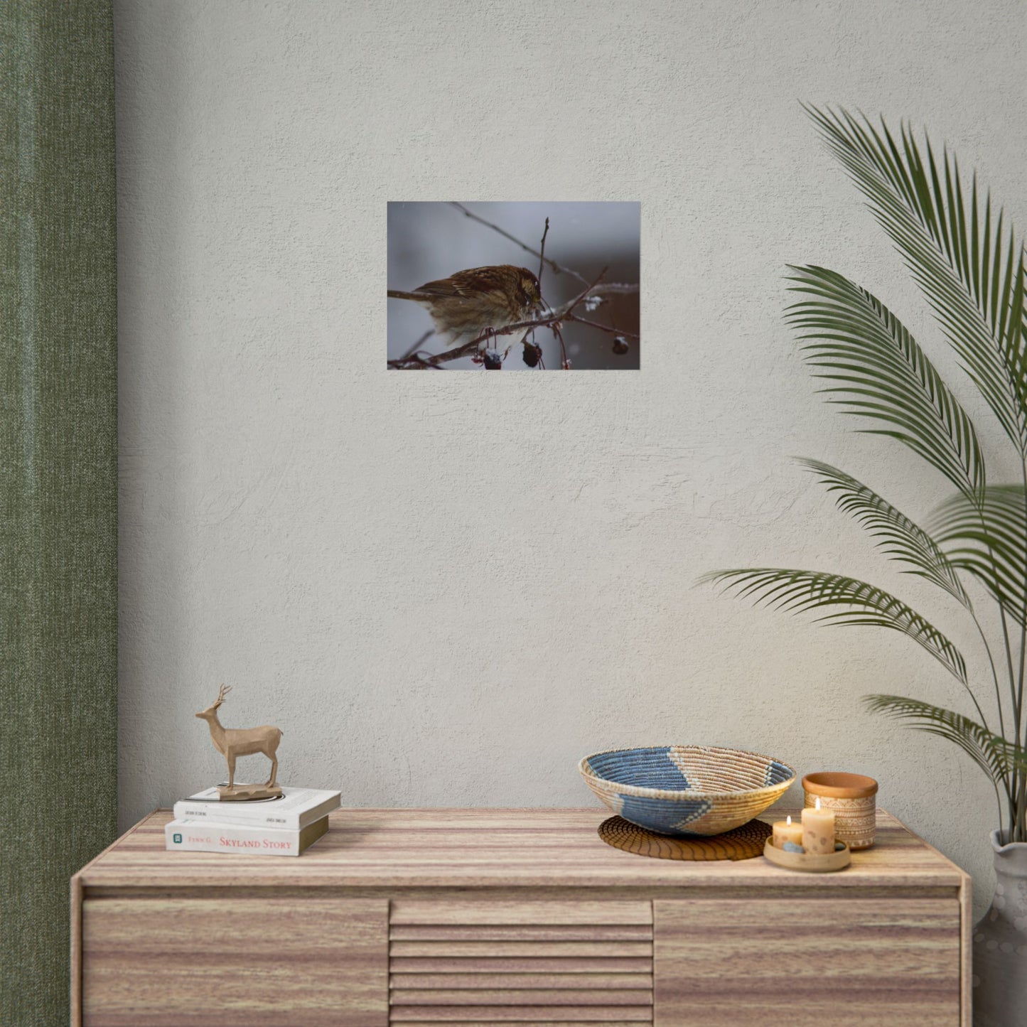 Winter Bird Photography Poster