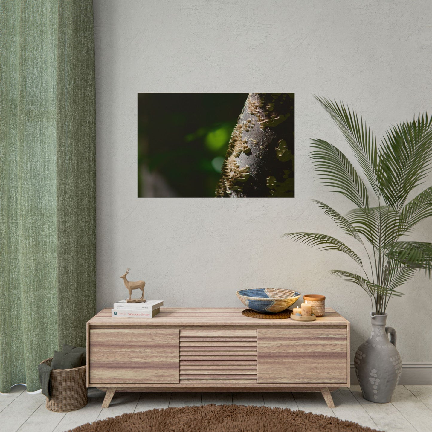 Mushroom Tree Photography Poster