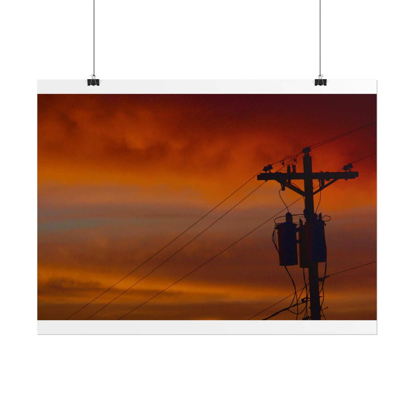 Vibrant Sunset Photography Poster