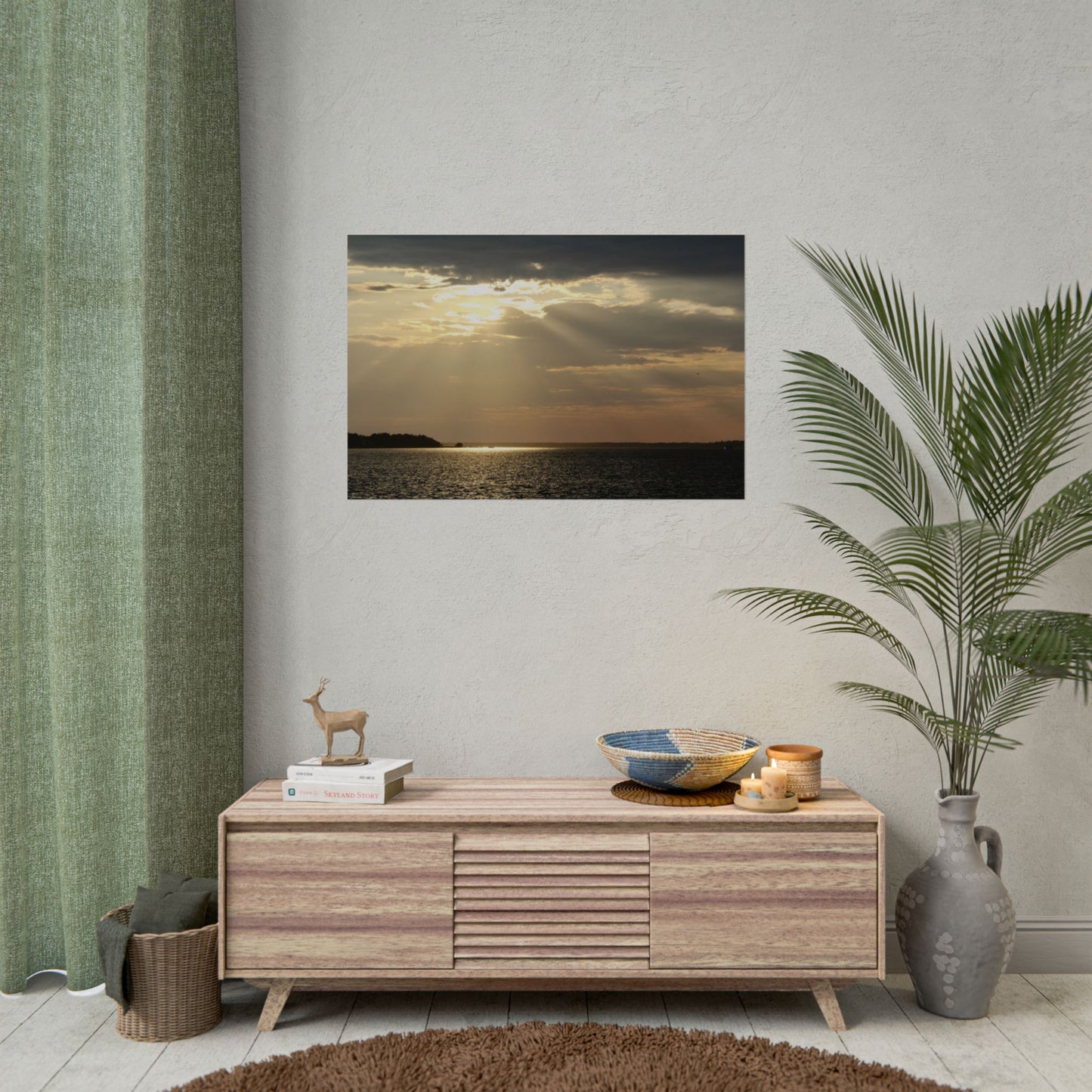 Sunset Horizon Photography Poster