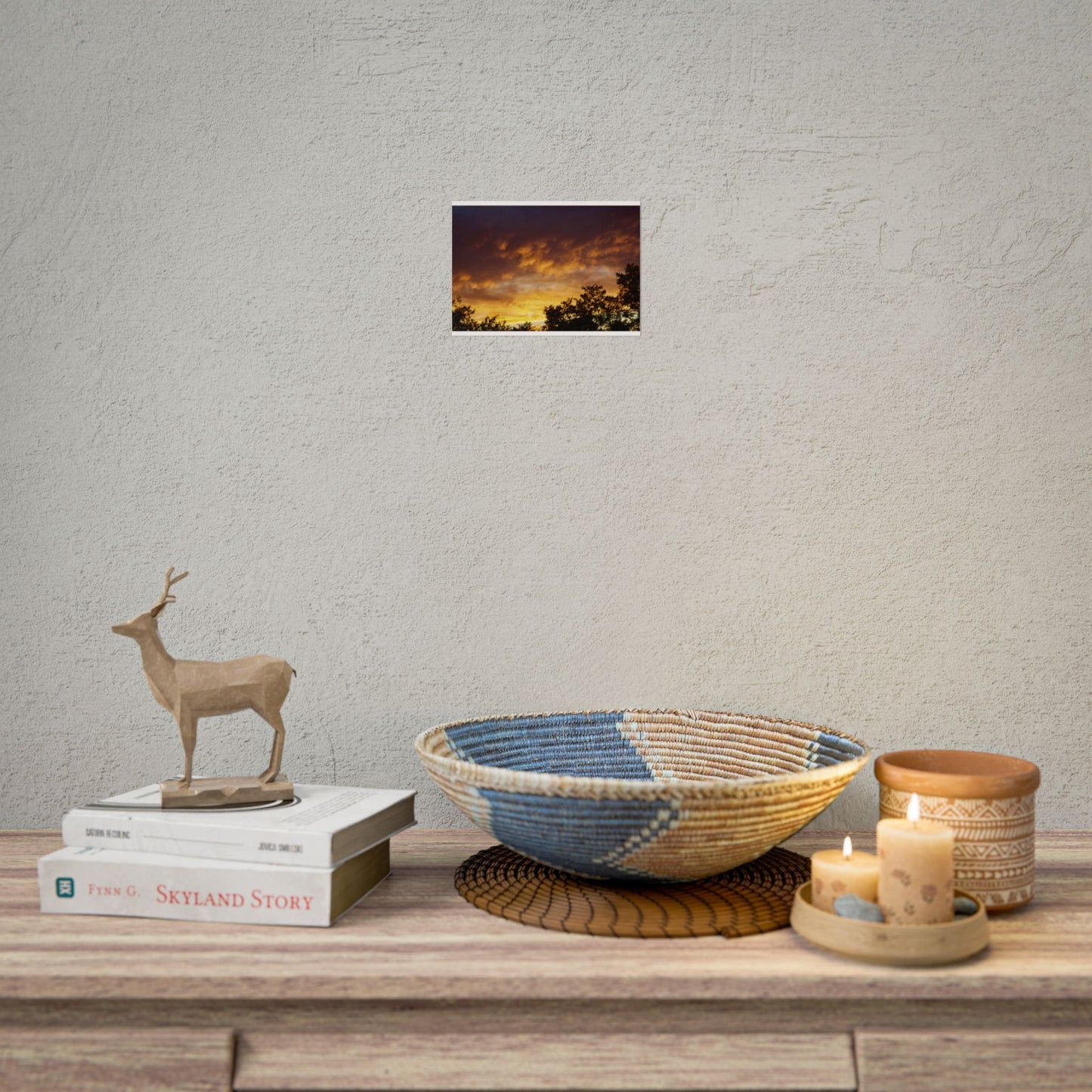 Sunset Landscape Photography Poster