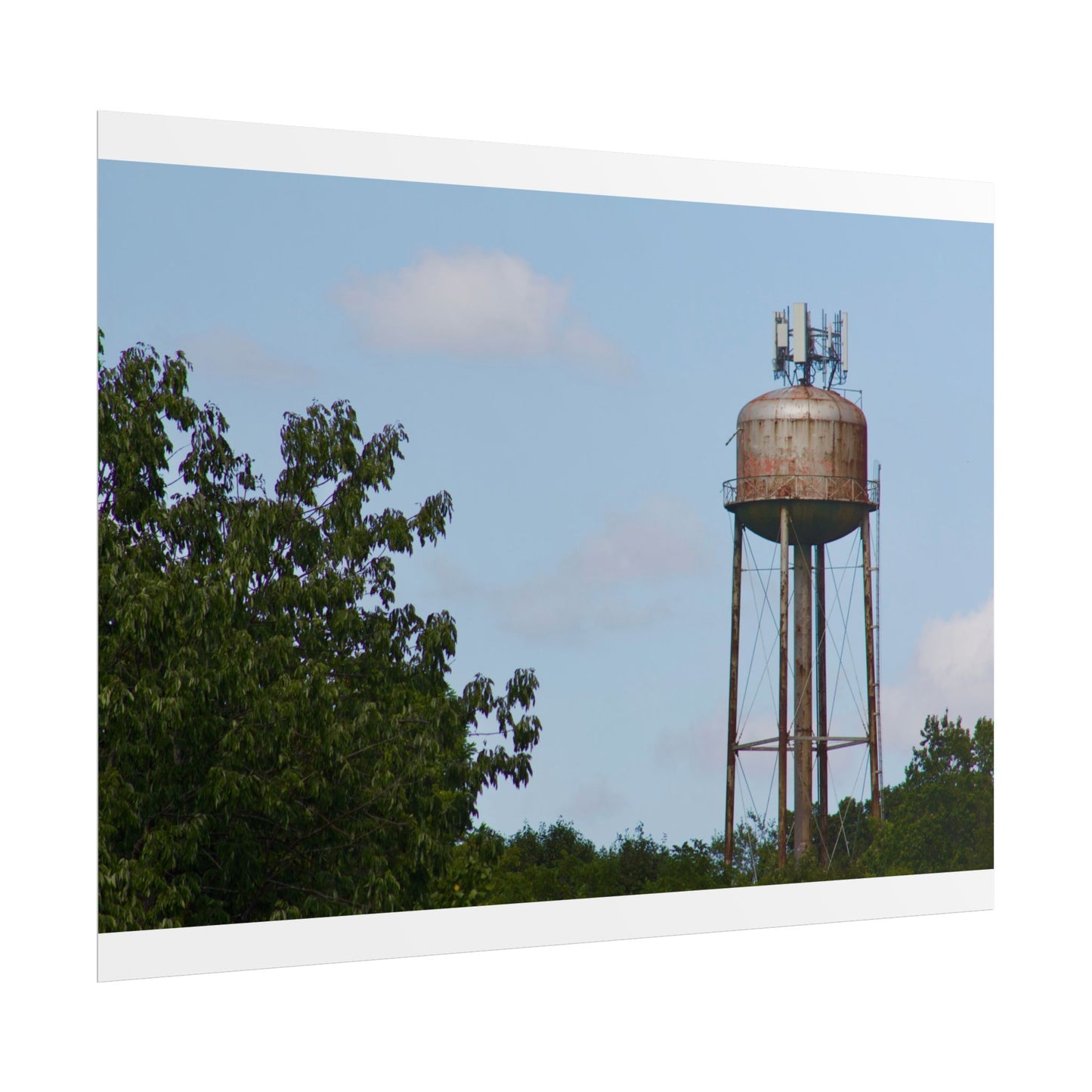 Rustic Water Tower Photography Poster