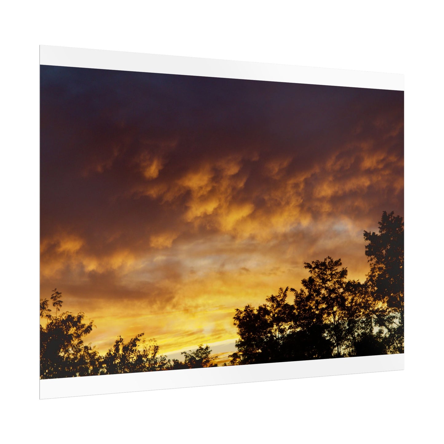 Sunset Landscape Photography Poster