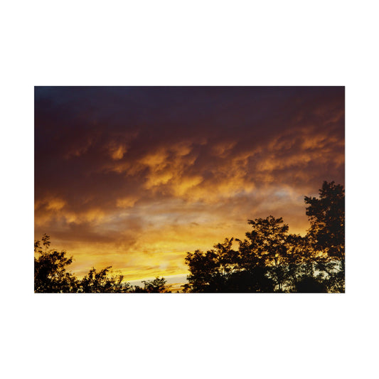 Sunset Landscape Photography Poster
