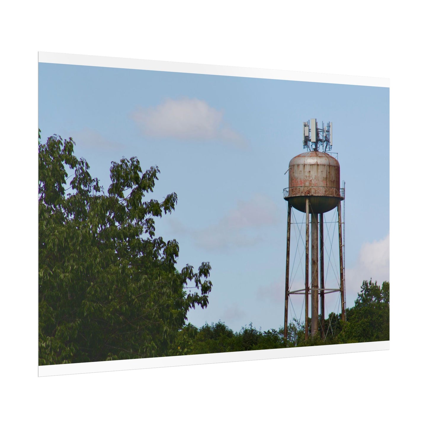 Rustic Water Tower Photography Poster