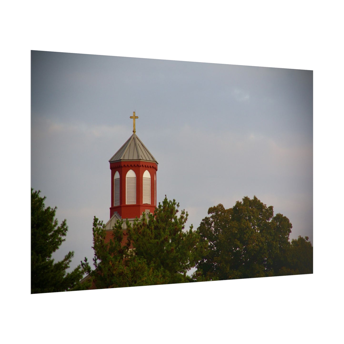 Church Tower Photography Poster