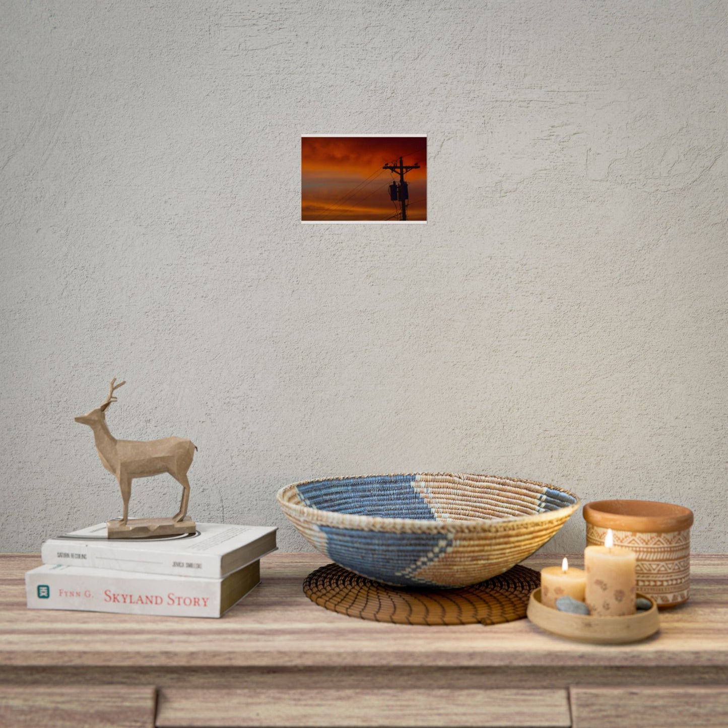 Vibrant Sunset Photography Poster