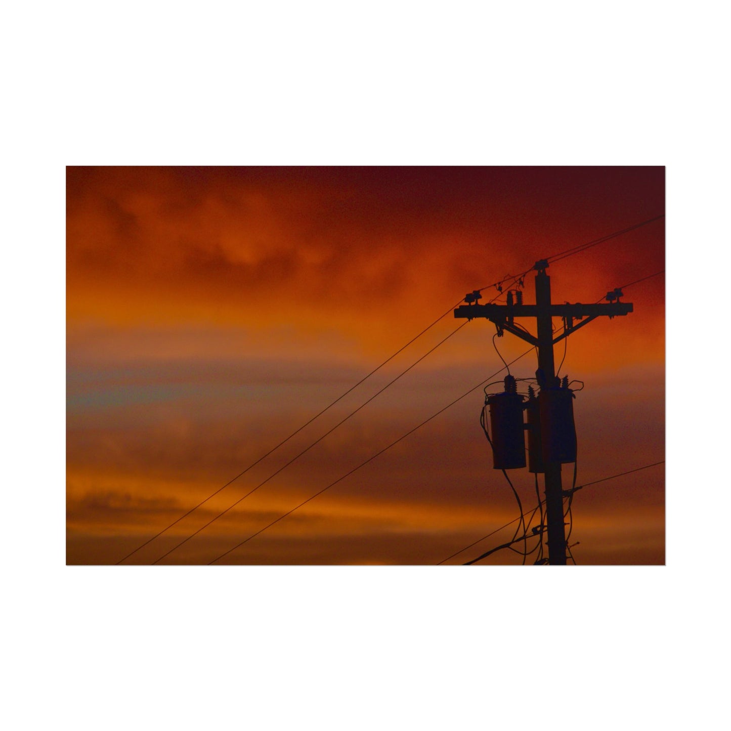 Vibrant Sunset Photography Poster