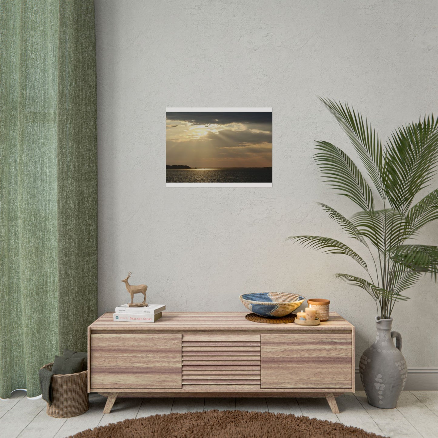 Sunset Horizon Photography Poster
