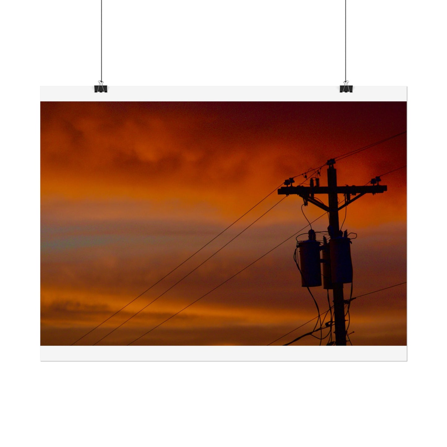Vibrant Sunset Photography Poster