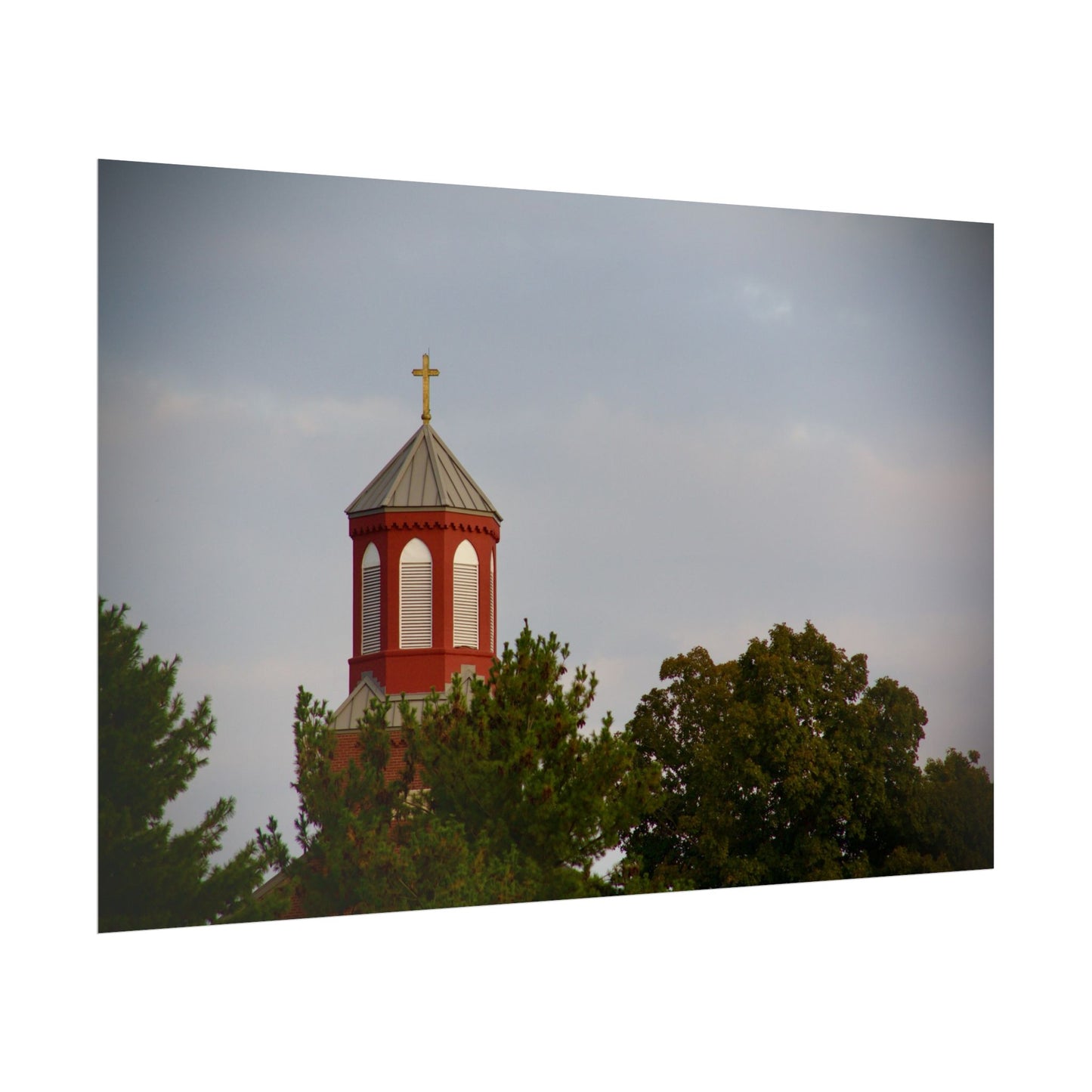 Church Tower Photography Poster
