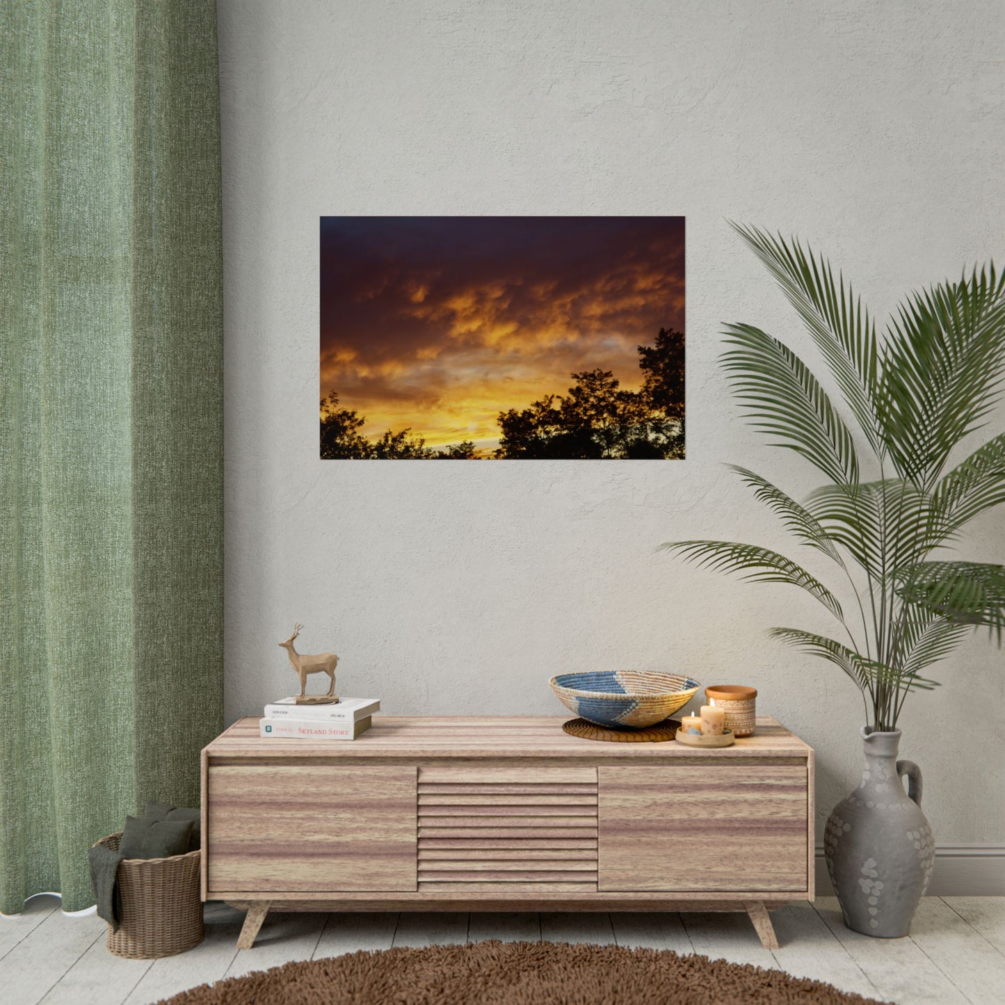 Sunset Landscape Photography Poster
