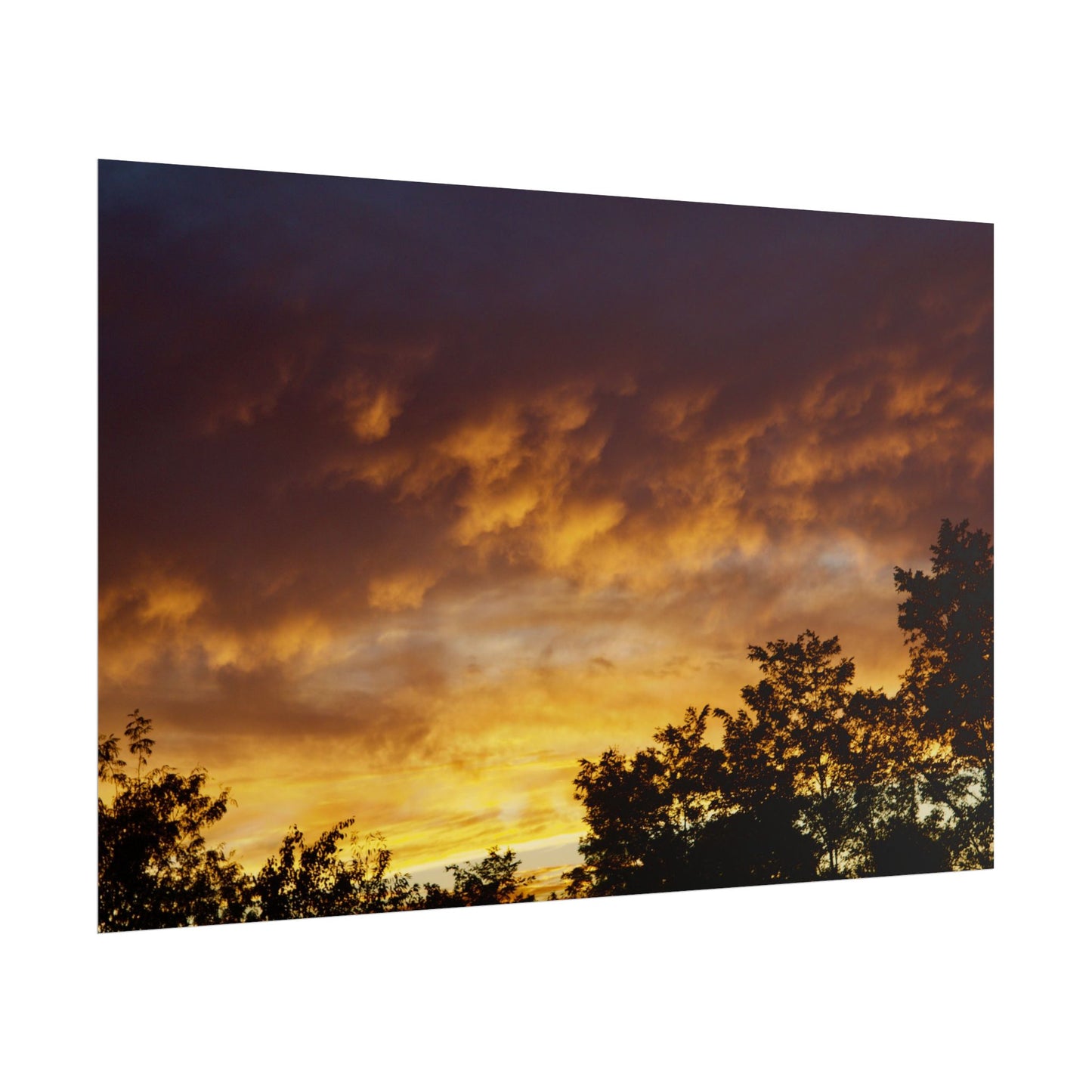 Sunset Landscape Photography Poster
