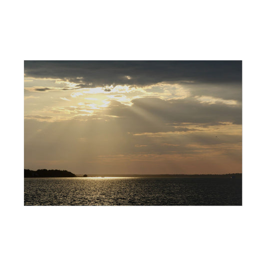 Sunset Horizon Photography Poster