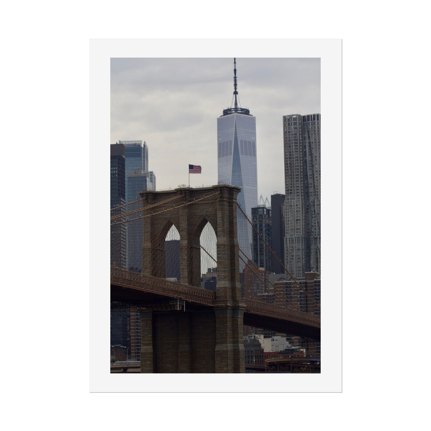 Brooklyn Bridge Photography Poster
