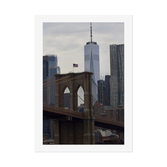 Brooklyn Bridge Photography Poster