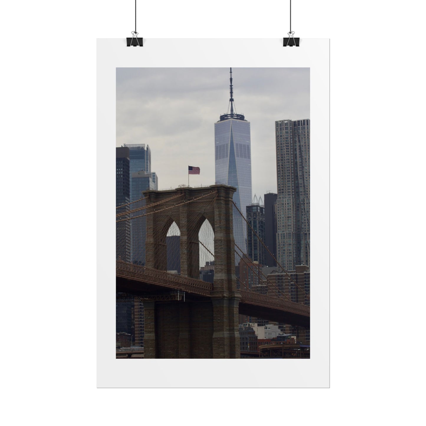 Brooklyn Bridge Photography Poster