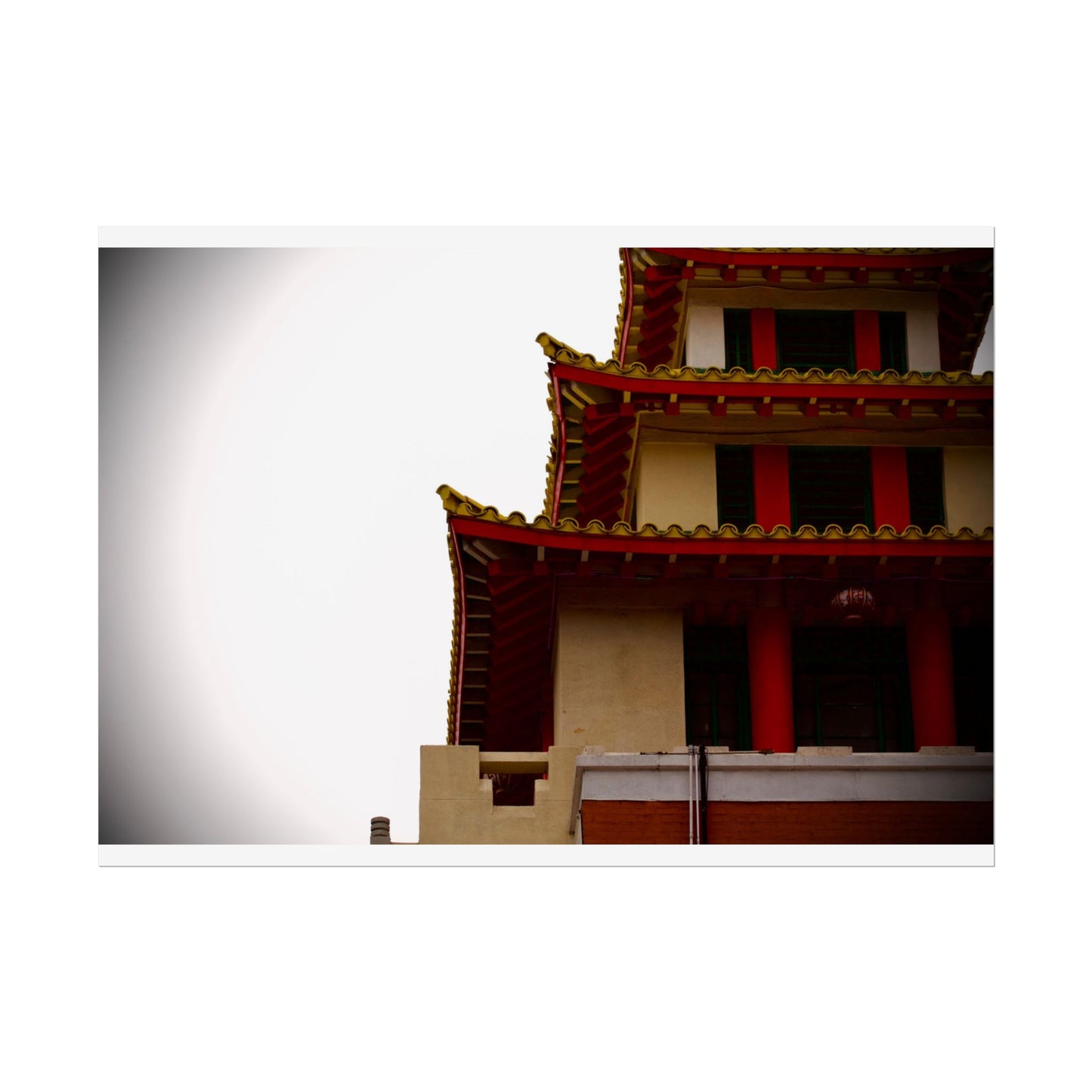 Asian Architecture Photography Poster