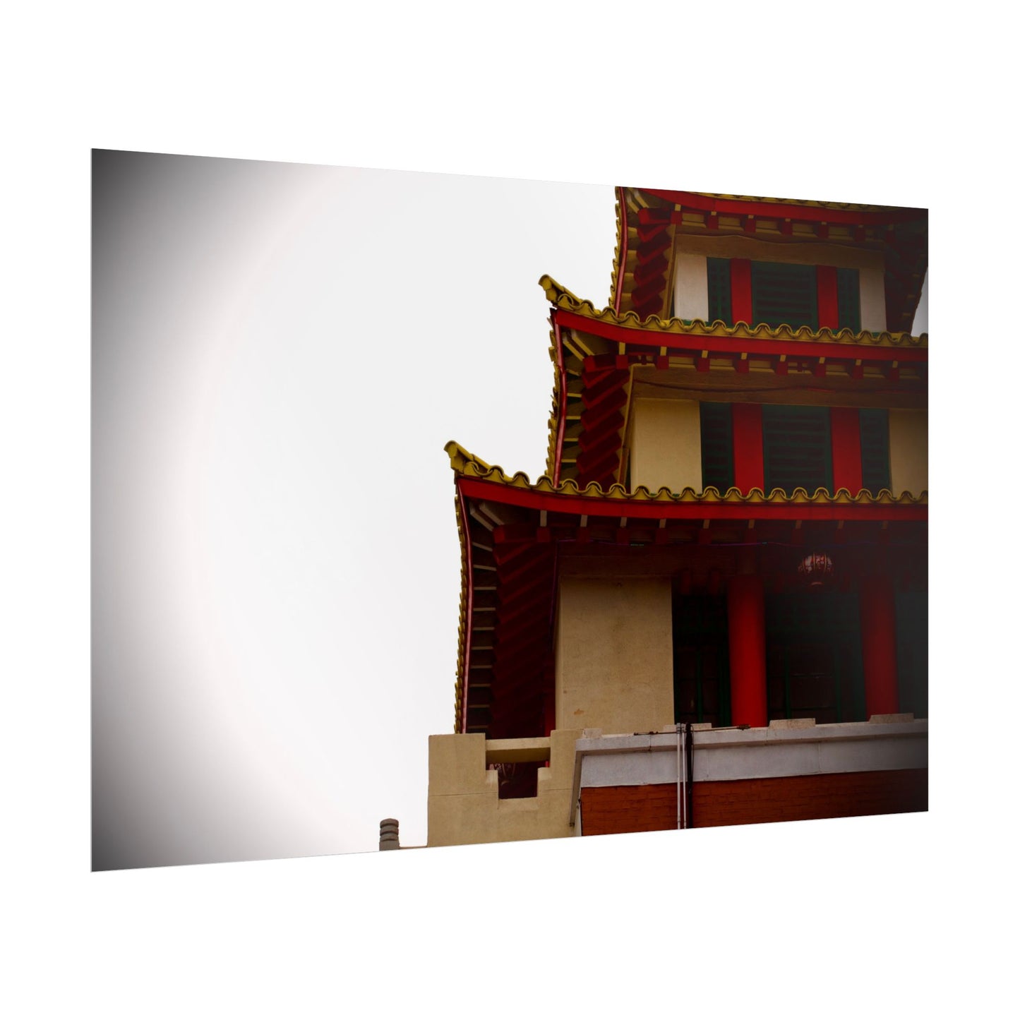 Asian Architecture Photography Poster