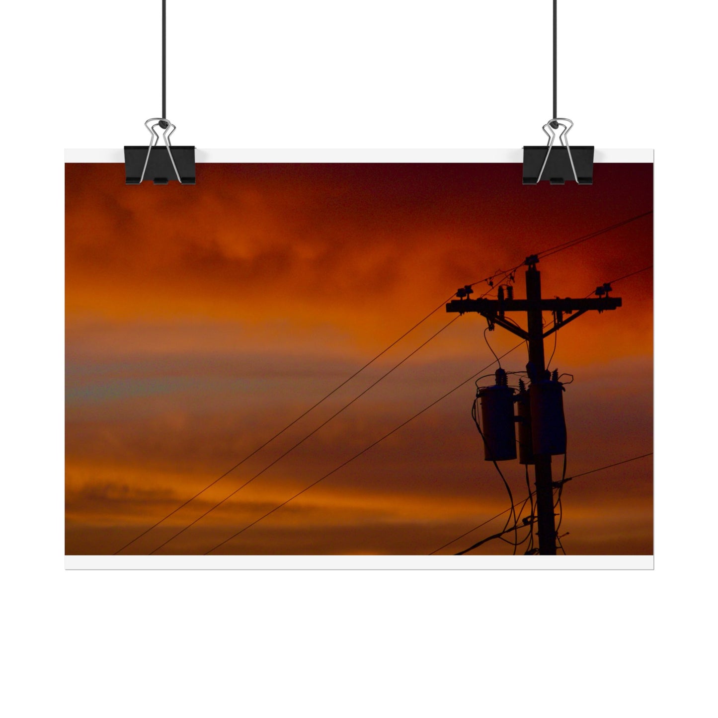 Vibrant Sunset Photography Poster