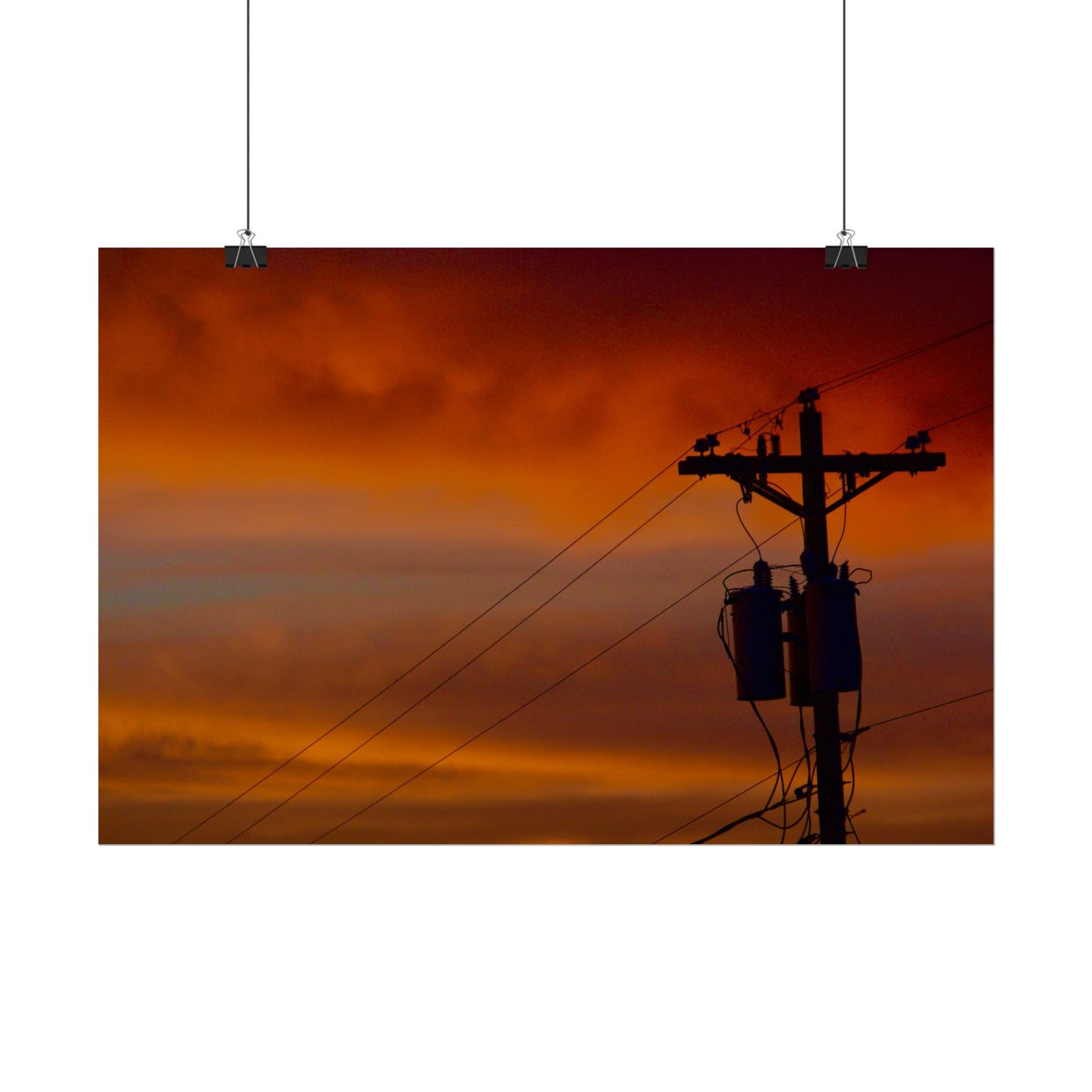 Vibrant Sunset Photography Poster