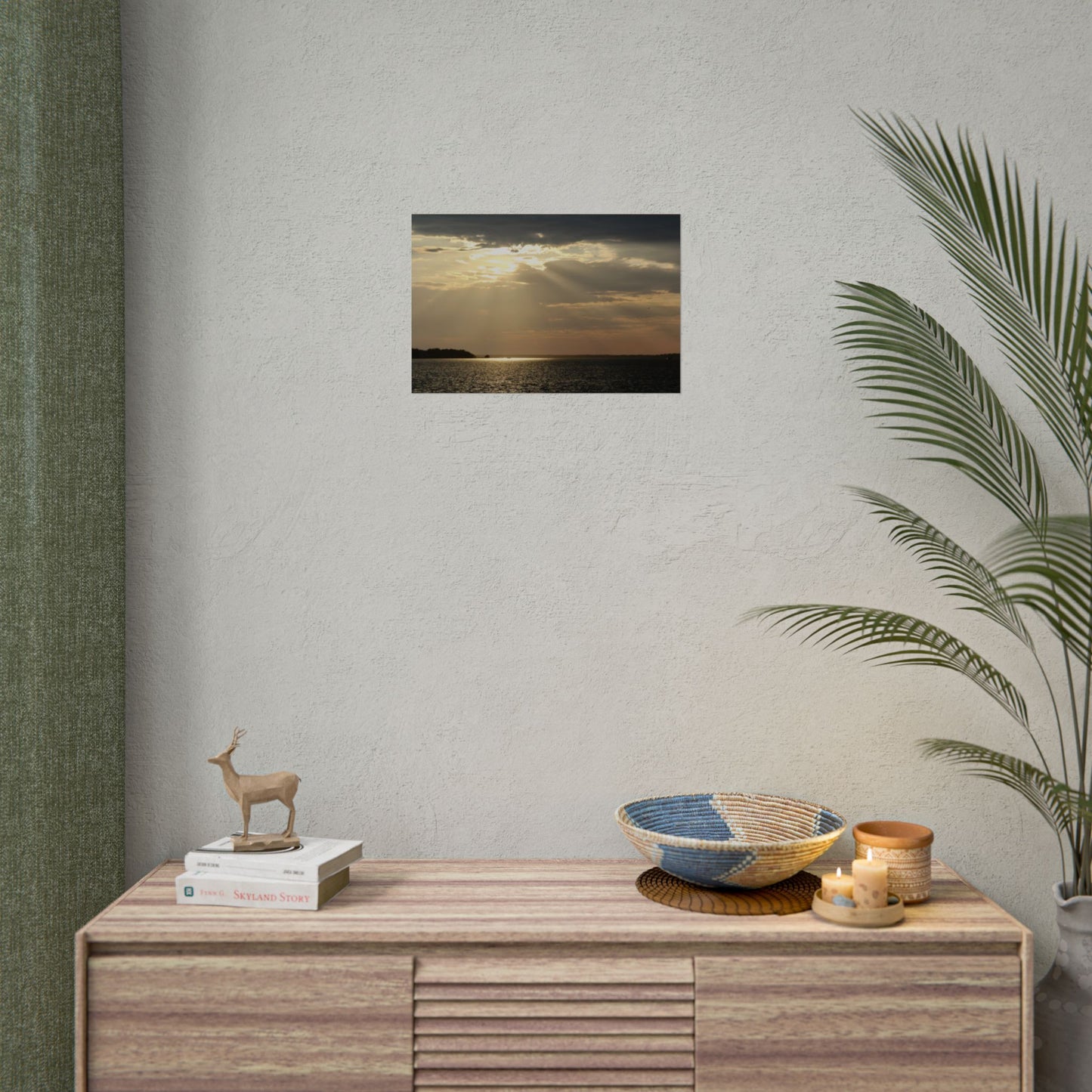 Sunset Horizon Photography Poster