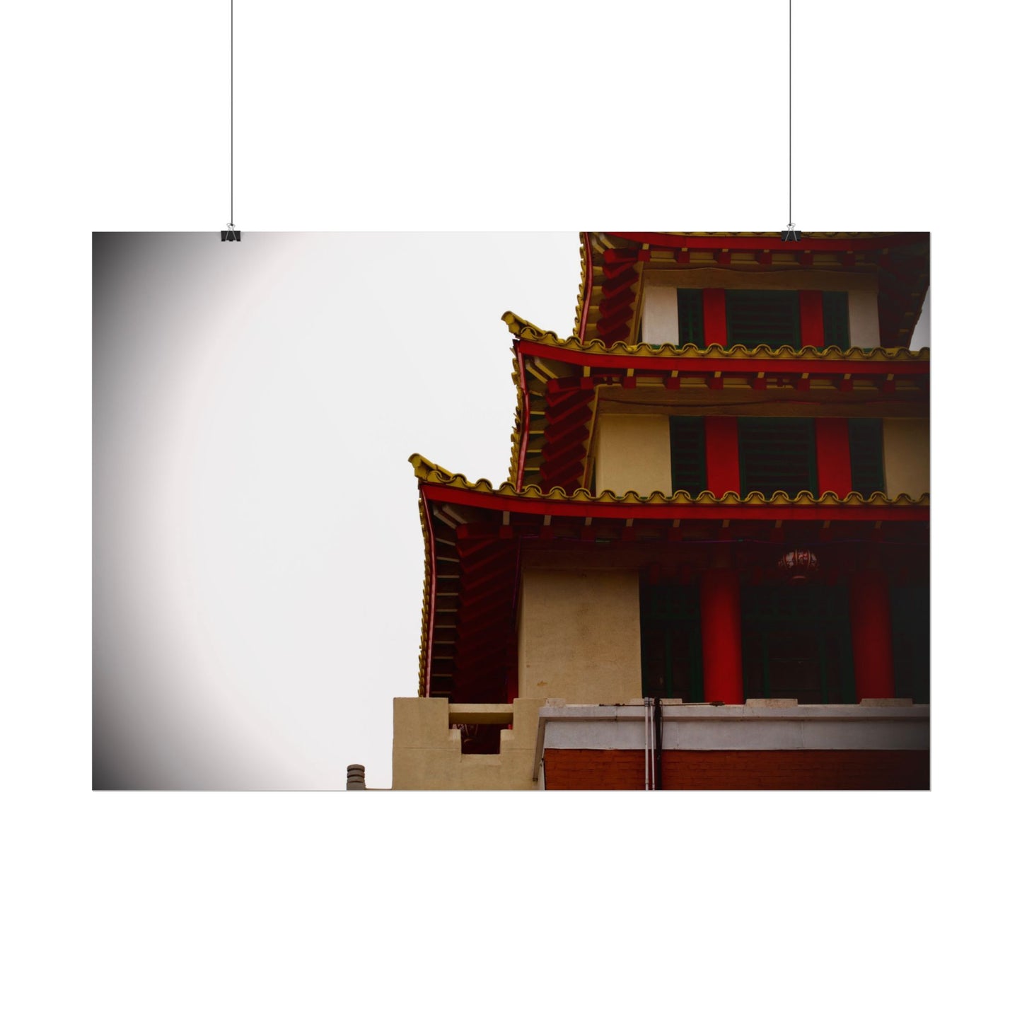 Asian Architecture Photography Poster