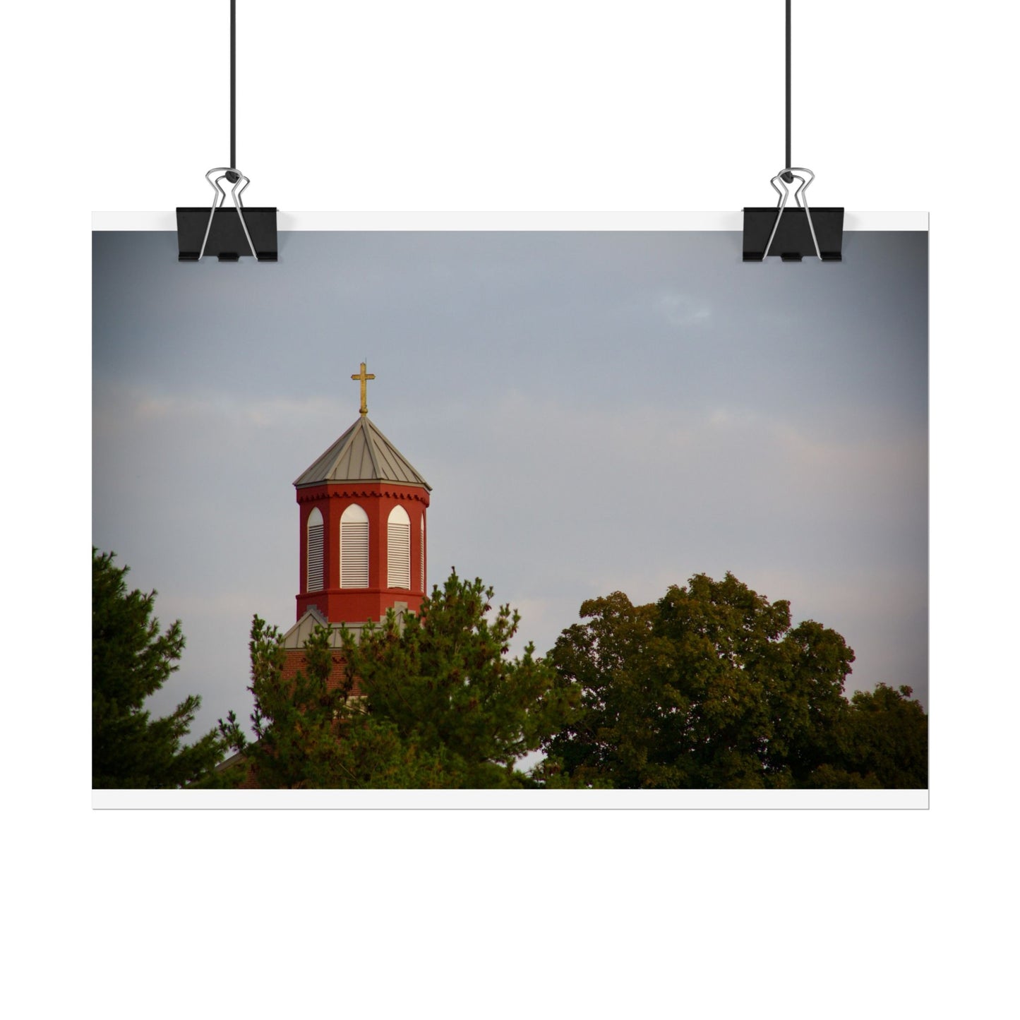 Church Tower Photography Poster