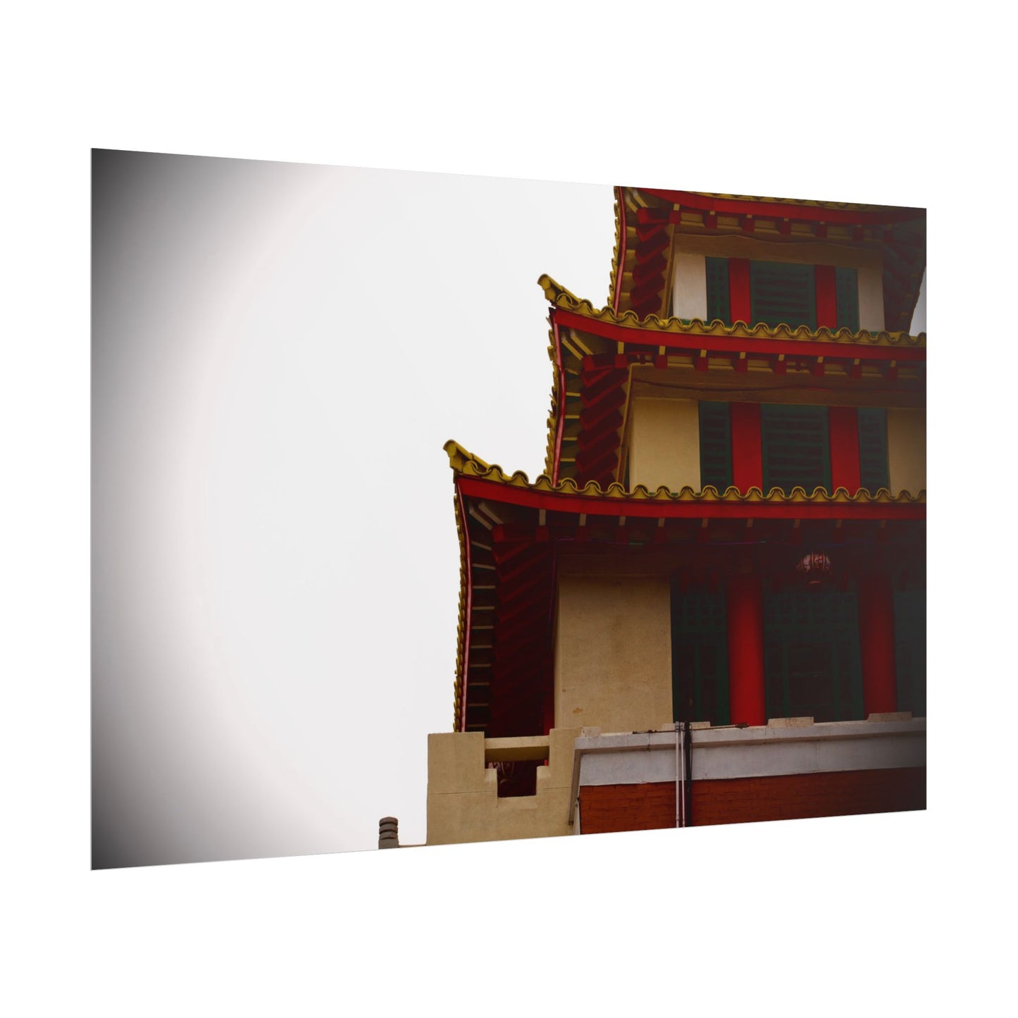 Asian Architecture Photography Poster