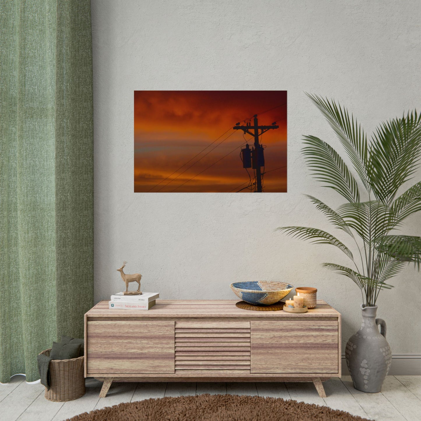 Vibrant Sunset Photography Poster
