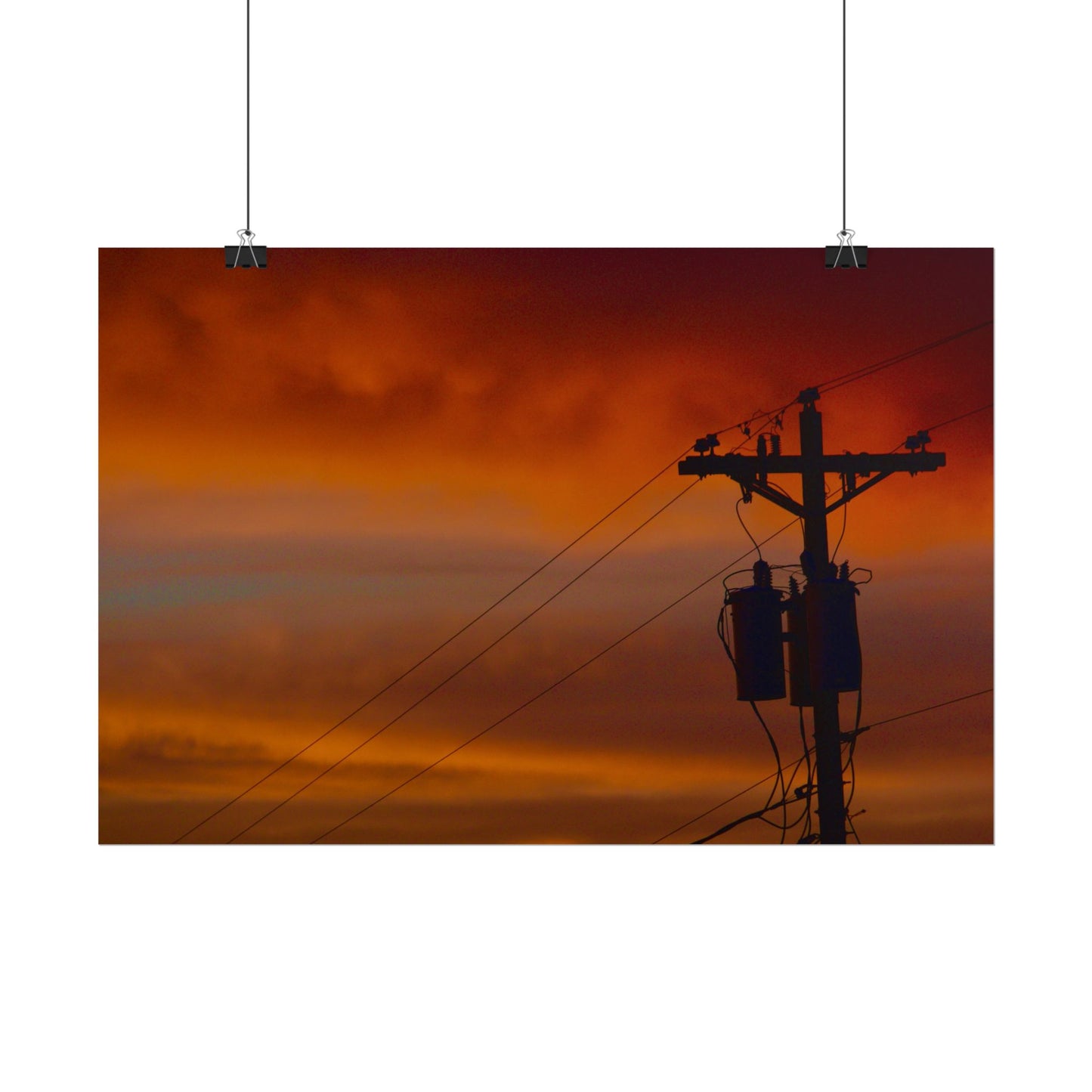 Vibrant Sunset Photography Poster