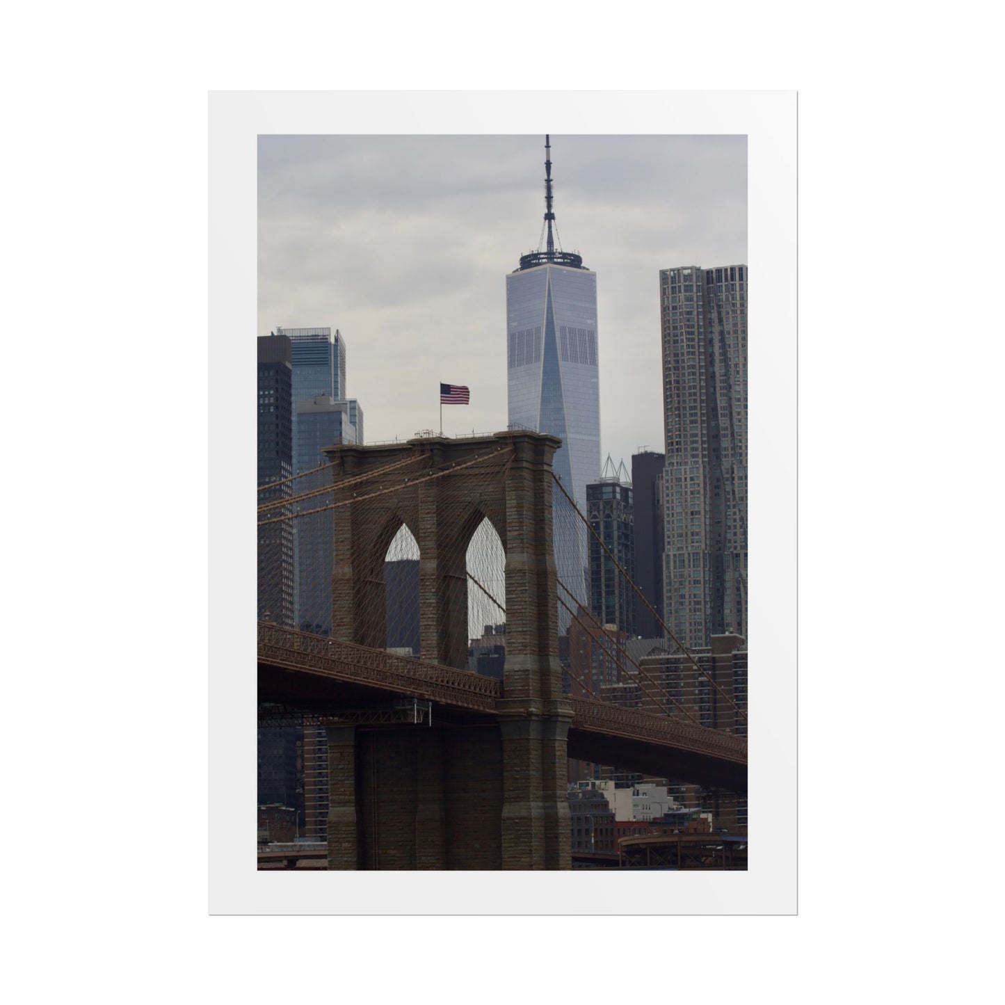 Brooklyn Bridge Photography Poster