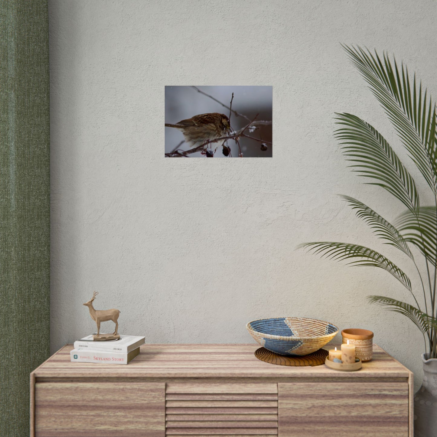 Winter Bird Photography Poster