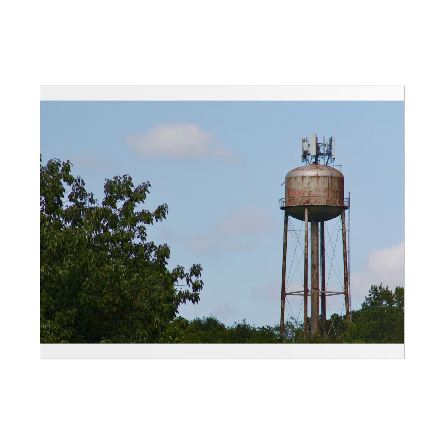 Rustic Water Tower Photography Poster