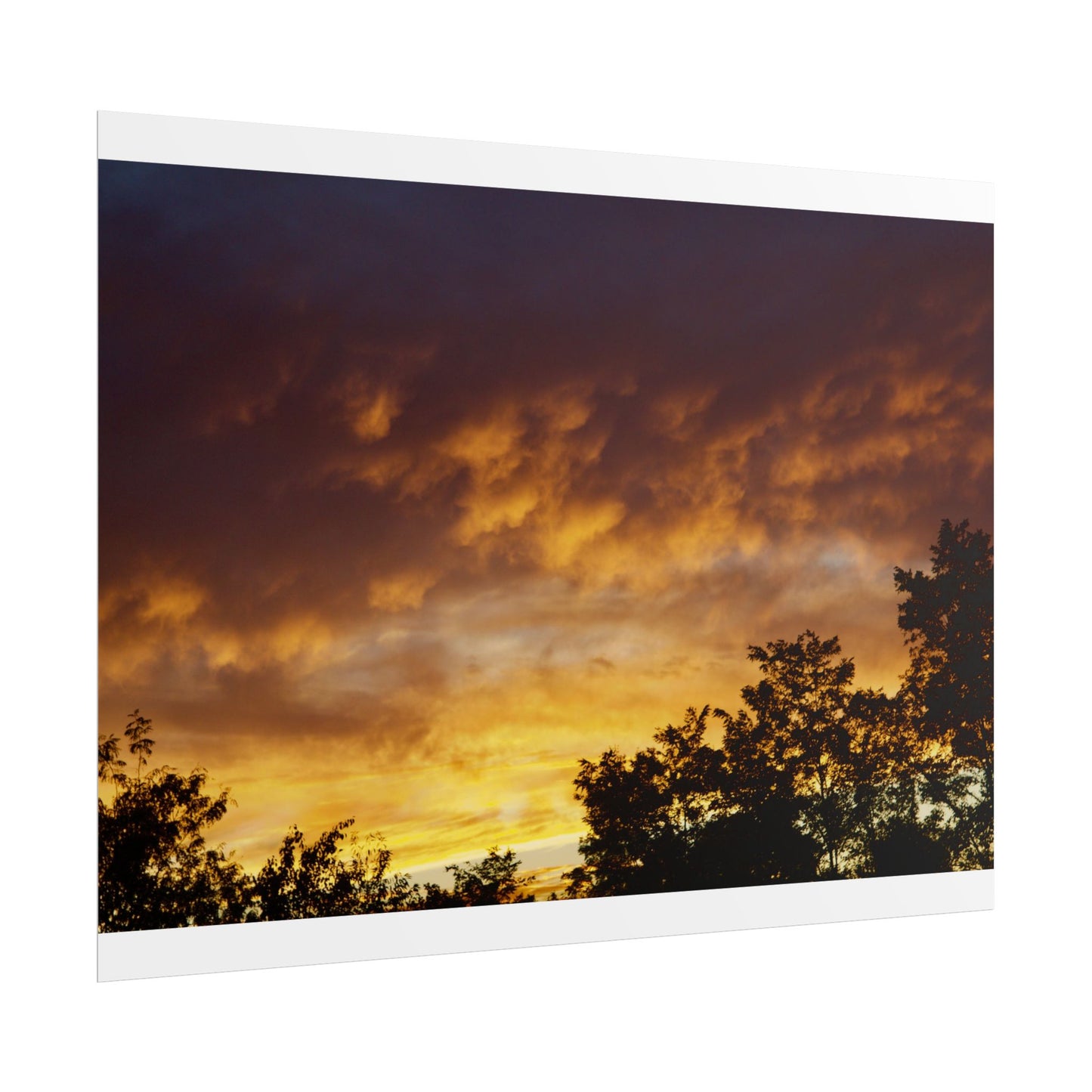 Sunset Landscape Photography Poster