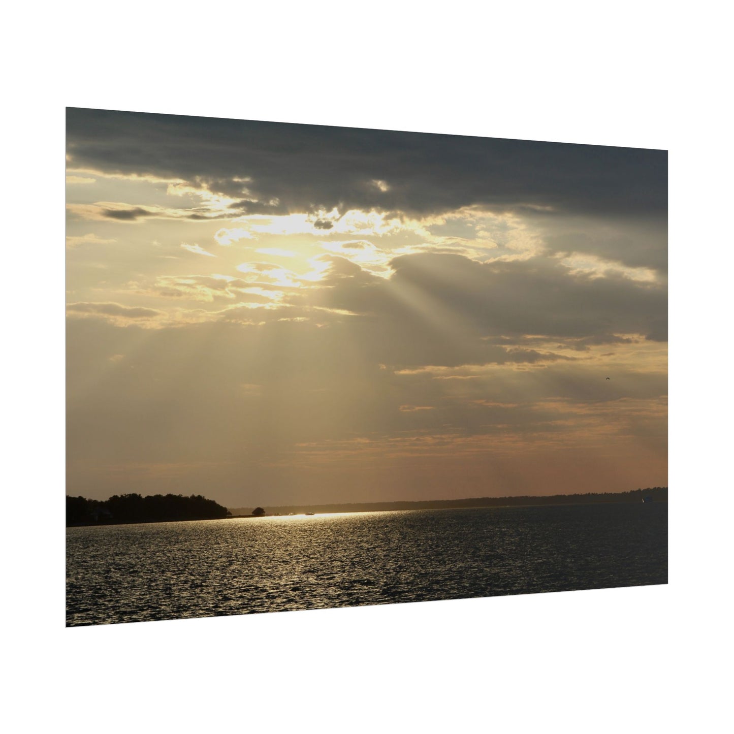 Sunset Horizon Photography Poster