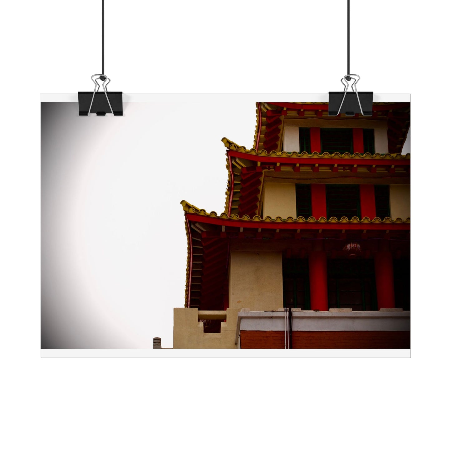 Asian Architecture Photography Poster